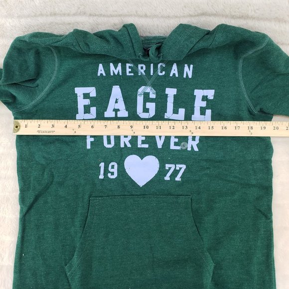 American Eagle Graphic Print Hoodie Sweatshirt Brand New - Picture 4 of 6
